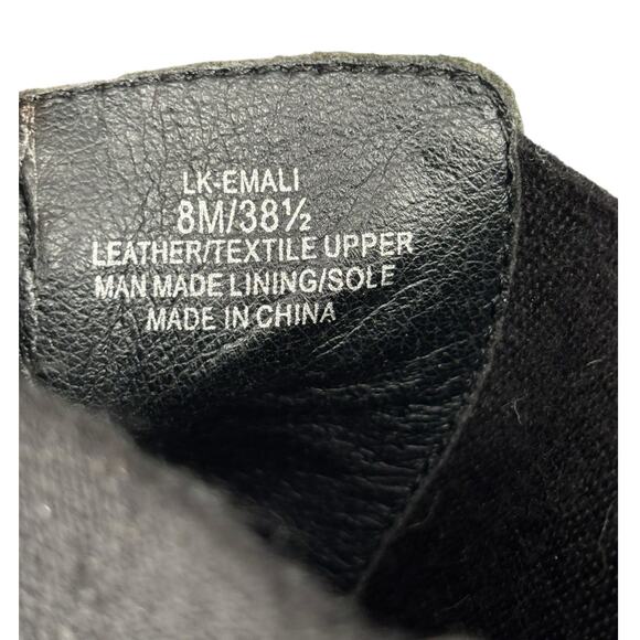 Lucky Brand Emali Chelsea Boots Leather Lug Sole Platform Size 8 Women Bikercore - Picture 10 of 11